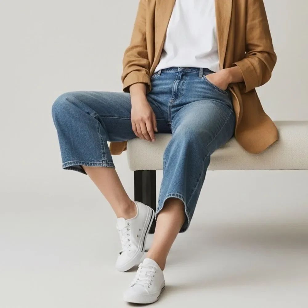 Paige Nellie Wide-Leg Jeans in Size 32